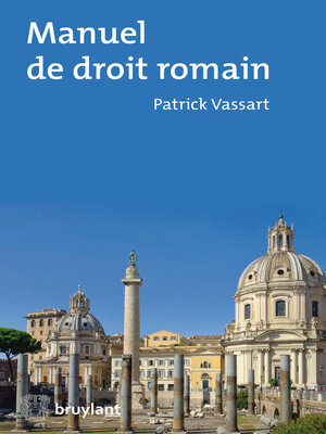 cover image of Manuel de droit romain